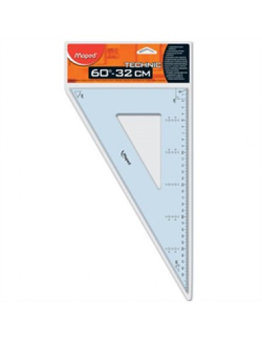 ESCUADRA MAPED TECHNIC 32CM 60º